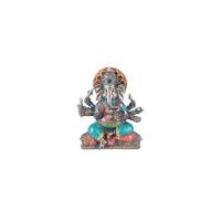 GANESHA Resina Sentada 18 x 15 x 7.5 cm. (Colores) (C2)