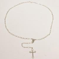 Rosario Cristal FacetadoTransparente 5 mm*