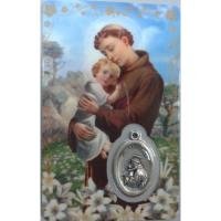 Estampa con Medalla San Antonio 5.5 x 8.5 cm