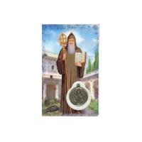 Estampa con Medalla San Benito 5.5 x 8.5 cm (P5)