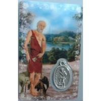 Estampa con Medalla San Lazaro 5.5 x 8.5 cm (P5)