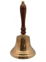 Campana Bronce Mango Madera Grande (21-23 cm.) (Ochun)