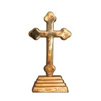 Cruz metal dorado 32 cm - 12\"