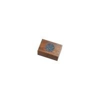 Caja Tarot Madera Simbolo Pentagrama 16 x 10 x 6 cm
