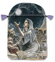 Bolsa Tarot Seda Luna Pagana 23 x 16 cm Rosa (Motivo Pagano) * (PS)