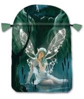 Bolsa Tarot Hada - Seda 23 x 16 cm (verde) * (PS)